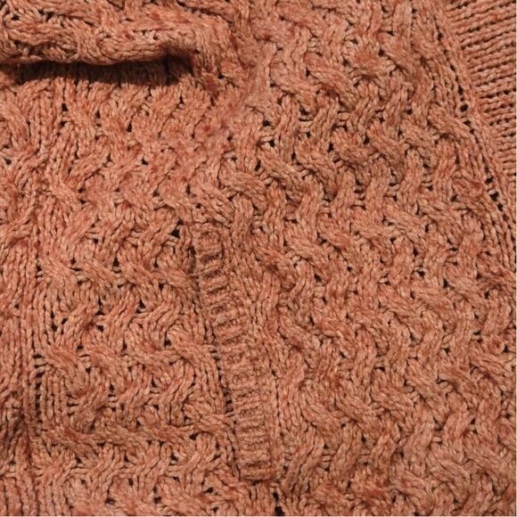 Anthropologie Knitted & Knotted Lilitz boho Long Cardigan Crochet Collar, Size M - Picture 6 of 13